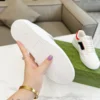 Gucci Off White Leather Sneakers Style 0139