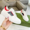 Gucci Off White Leather Sneakers Style 0139