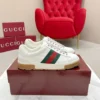 Gucci Ace Brown Leather Sneakers Style 0144