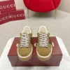 Gucci Ace Brown Leather Sneakers Style 0146