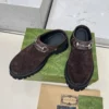 Gucci Leather Slides Style 0154