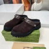 Gucci Leather Slides Style 0154