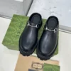 Gucci Leather Slides Style 0156