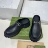 Gucci Leather Slides Style 0156