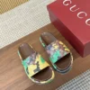 Gucci Lambskin Slides Style 0161