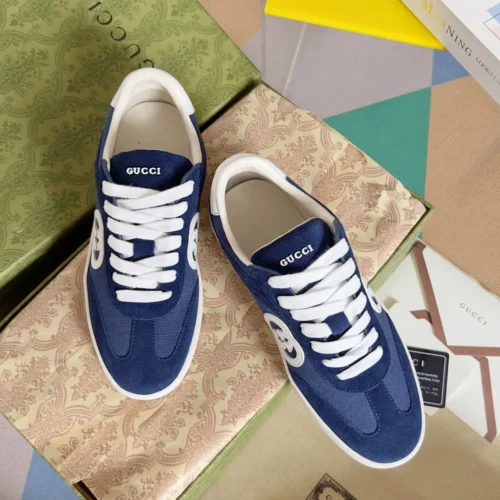 Gucci Leather Sneakers Style 0163