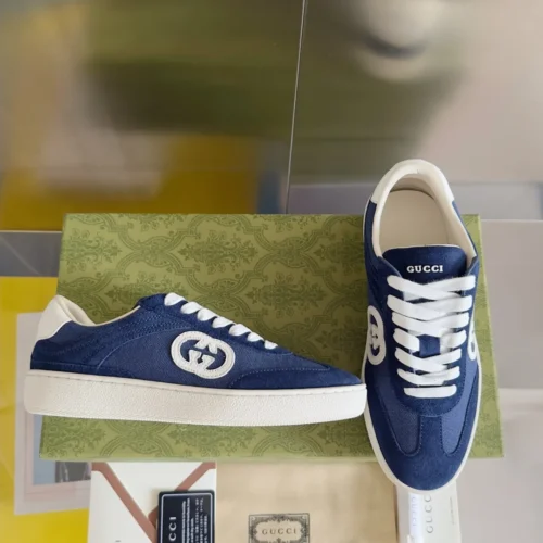 Gucci Leather Sneakers Style 0163