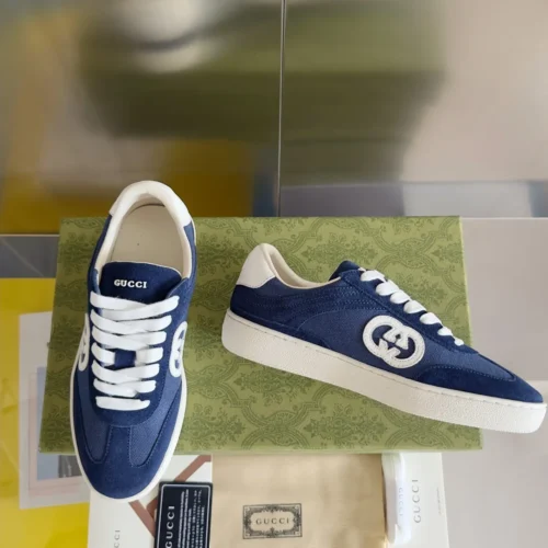 Gucci Leather Sneakers Style 0163