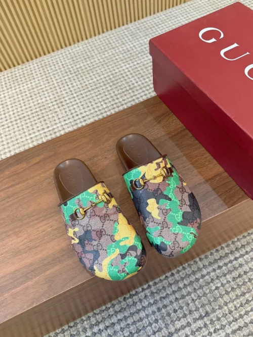 Gucci Lambskin Slides Style 0164