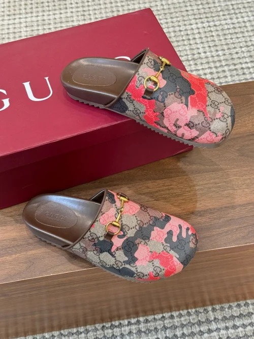 Gucci Lambskin Slides Style 0165