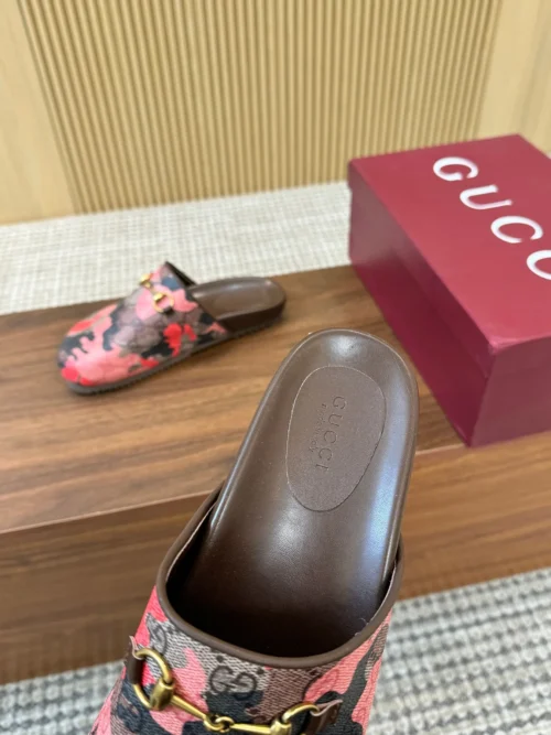 Gucci Lambskin Slides Style 0165