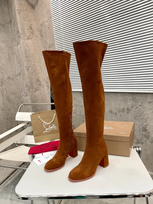 Christian Louboutin Suede Boots Style 0008