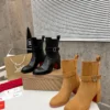 Christian Louboutin Calfskin Boots Style 0016