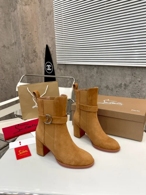 Christian Louboutin Calfskin Boots Style 0016