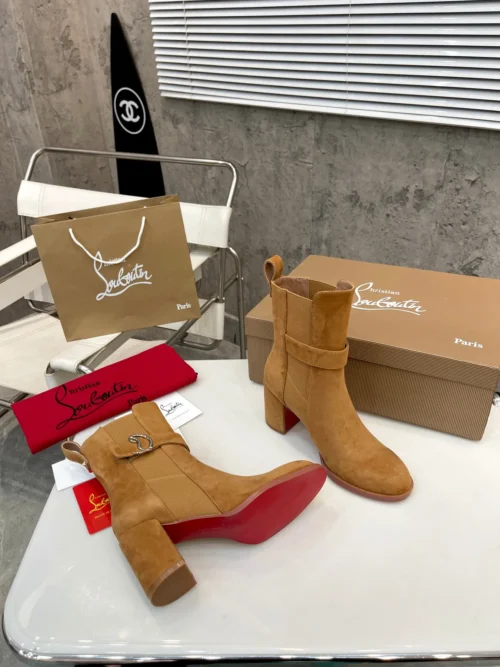 Christian Louboutin Calfskin Boots Style 0016