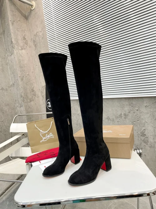 Christian Louboutin Suede Boots Style 0028