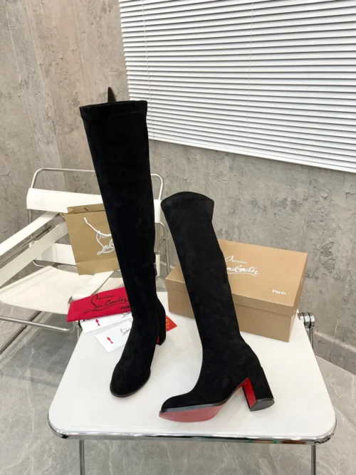 Christian Louboutin Suede Boots Style 0028