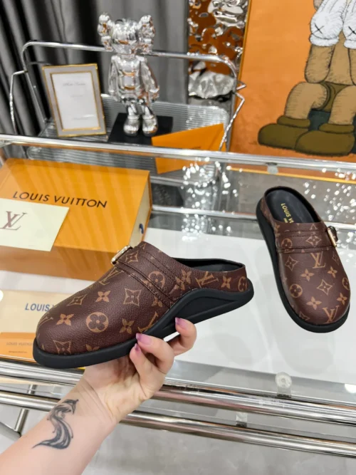 Louis Vuitton LV Easy Leather Slides