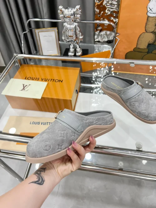 Louis Vuitton LV Easy Leather Slides Style 0007