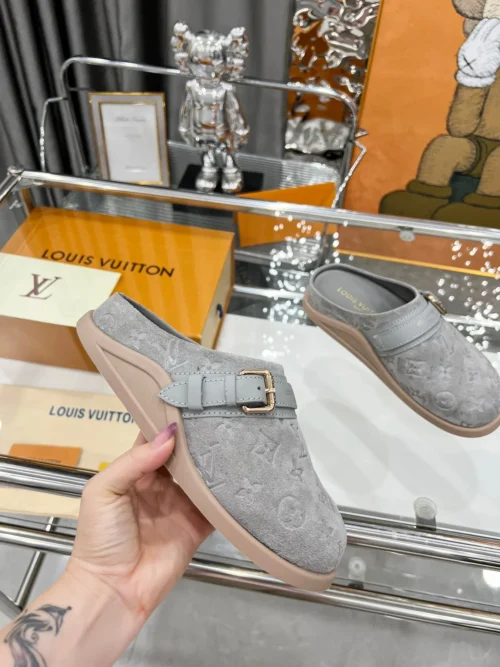 Louis Vuitton LV Easy Leather Slides Style 0007