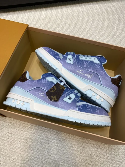 Louis Vuitton Trainer Canvas Sneakers
