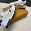 Louis Vuitton Trainer Leather Sneakers Style 0046
