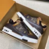 Louis Vuitton Trainer Leather Sneakers Style 0047