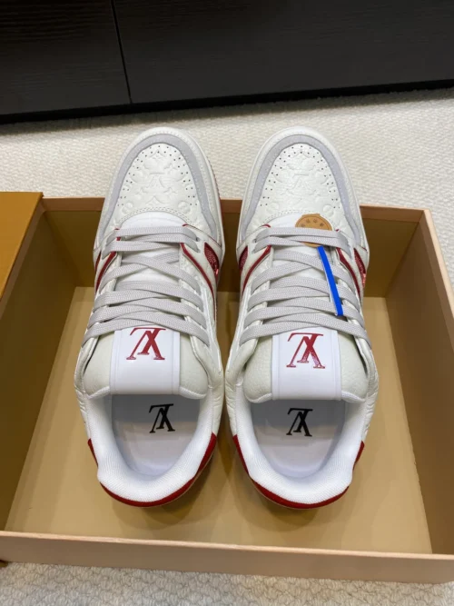 Louis Vuitton Trainer Leather Sneakers Style 0049