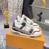 Louis Vuitton Trainer Leather Sneakers Style 0055
