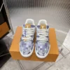 Louis Vuitton Trainer Leather Sneakers Style 0057