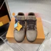 Louis Vuitton Trainer Leather Sneakers Style 0058