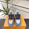 Louis Vuitton Trainer Leather Sneakers Style 0103