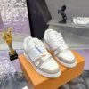 Louis Vuitton Trainer Leather Sneakers Style 0115