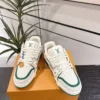 Louis Vuitton Trainer Leather Sneakers Style 0123