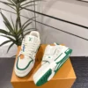 Louis Vuitton Trainer Leather Sneakers Style 0123