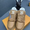 Louis Vuitton Trainer Calfskin Sneakers Style 0141