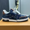 Louis Vuitton Trainer Leather Sneakers Style 0143