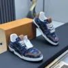 Louis Vuitton Trainer Leather Sneakers Style 0143