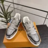 Louis Vuitton Trainer Leather Sneakers Style 0145
