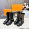 Louis Vuitton Calfskin Boots Style 0151