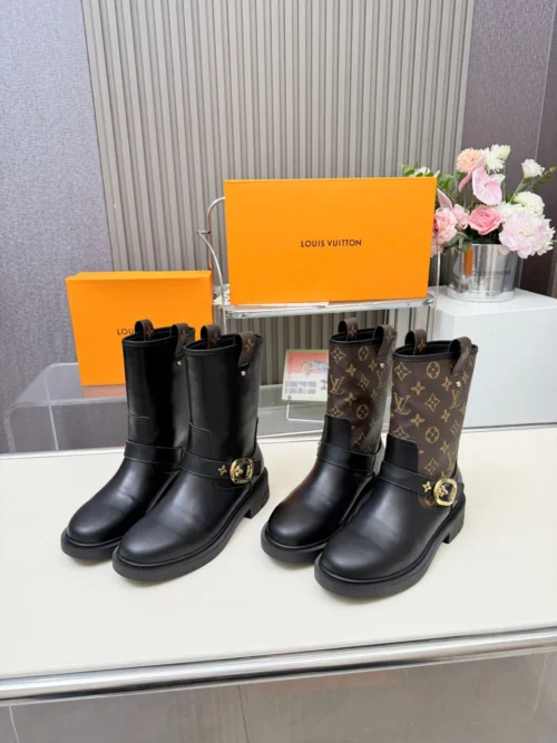 Louis Vuitton Calfskin Boots Style 0151