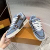 Louis Vuitton Trainer Leather Sneakers Style 0155