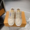Louis Vuitton Trainer Leather Sneakers Style 0157