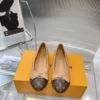 Louis Vuitton Brown Lambskin Sneakers
