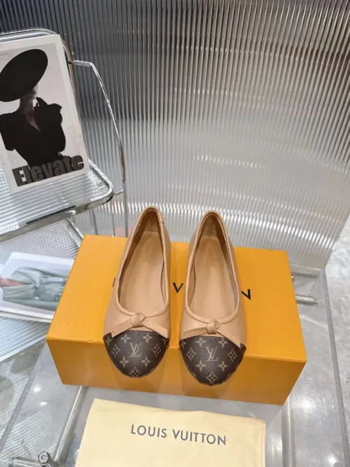 Louis Vuitton Brown Lambskin Sneakers