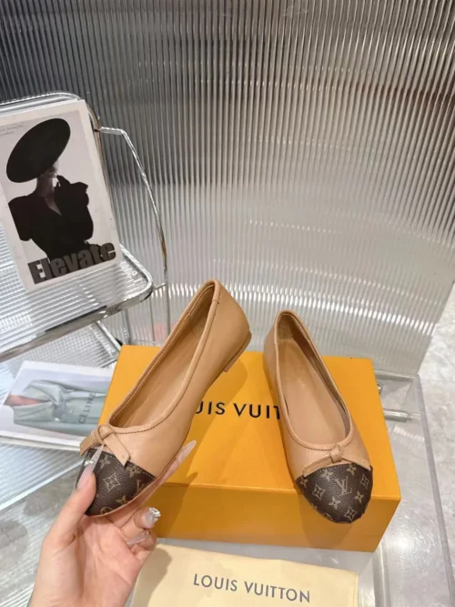 Louis Vuitton Brown Lambskin Sneakers