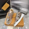 Louis Vuitton Trainer Leather Sneakers Style 0211