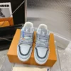 Louis Vuitton Trainer Leather Sneakers Style 0213