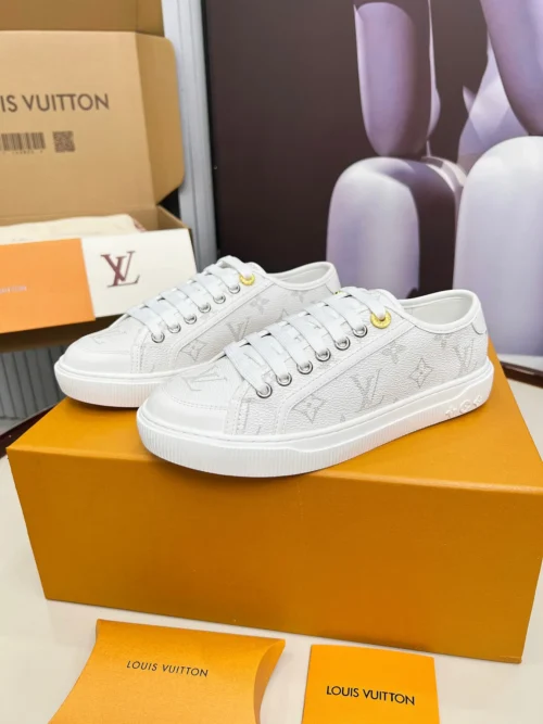 Louis Vuitton Canvas Sneakers Style 0251