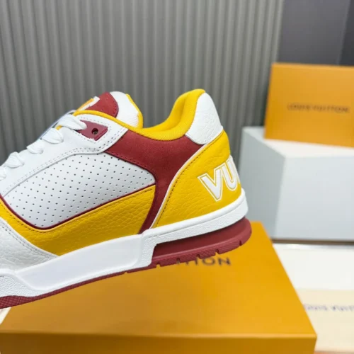Louis Vuitton Trainer Leather Sneakers Style 0313